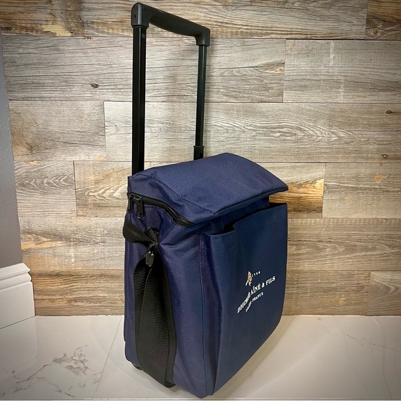 🍷🍾 WINE Tote/Roller/Carry Caddy (Adjustable, On-the-Go); also Champagne - Picture 2 of 16